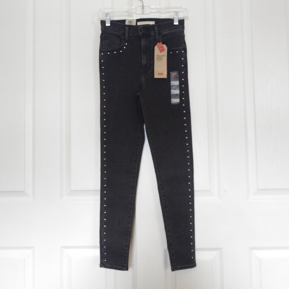 studded skinny jeans